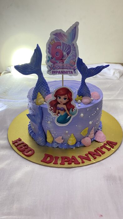 Marmaid theme cake