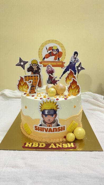 Naruto theme 🎂 Chocolate flavour