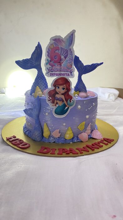 Marmaid theme cake