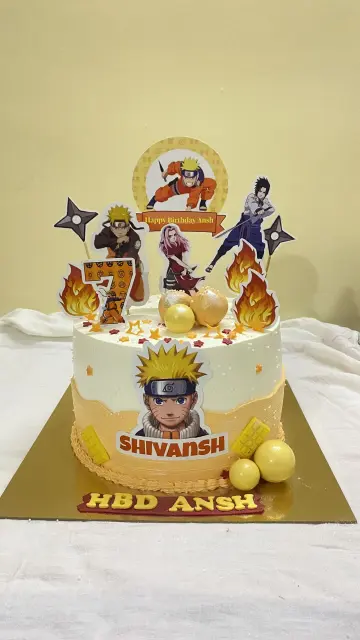 Naruto theme 🎂 chocolate flavour
