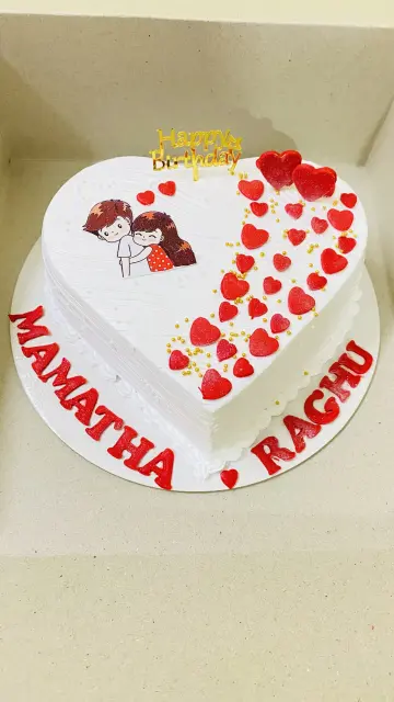 Heart shape cake
